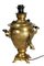 Vintage Islamic Engraved Brass Samovar Table Lamp 4