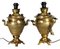 Vintage Islamic Engraved Brass Samovar Table Lamp 14