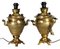 Vintage Islamic Engraved Brass Samovar Table Lamp, Image 14