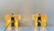 Scandinavian Brass & Glass Wall Sconces from Orrefors & Vitrika, 1960s, Set of 2 9