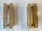 Scandinavian Brass & Glass Wall Sconces from Orrefors & Vitrika, 1960s, Set of 2 7