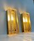 Scandinavian Brass & Glass Wall Sconces from Orrefors & Vitrika, 1960s, Set of 2, Image 4