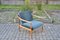 Mid-Century Petrol & Teak Easy Chair from Knoll Antimott, 1965, Image 33