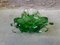 Green and Clear Murano Glass Ashtray 7
