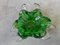 Green and Clear Murano Glass Ashtray 5