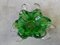 Grüner und klarer Aschenbecher aus Muranoglas 5