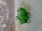 Grüner und klarer Aschenbecher aus Muranoglas 4
