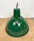 Industrial Green Enamel Factory Lamp from Polam, 1960s 8