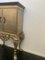 Baroque Silver Effect Base Eclectic Bar Cabinet, 1980s 10