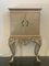 Baroque Silver Effect Base Eclectic Bar Cabinet, 1980s 2