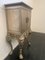 Baroque Silver Effect Base Eclectic Bar Cabinet, 1980s 6