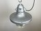 Industrielle Lampe aus gegossenem Aluminium mit gestreiftem Glas von Elektrosvit, 1950er 7