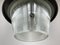 Lámpara industrial de aluminio fundido con vidrio rayado de Elektrosvit, años 50, Imagen 9