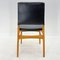 Leatherette & Wood Chair, Czechoslovakia, 1960s 8