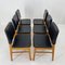 Leatherette & Wood Chair, Czechoslovakia, 1960s 2