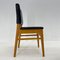 Leatherette & Wood Chair, Czechoslovakia, 1960s 6