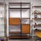 Vintage Teak and Metal Wall Shelving Unit, 1960s 9