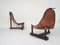 Saddle Leather Lounge Chairs, Brazil, 1960s, Set of 2 2