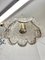 Vintage Ceiling Light in Glass and Brass 6