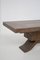 Large Wooden Dining Table attributed to Paolo Buffa, 1950s 3