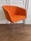 Orangefarbene Stühle, 1970er, 2er Set 8