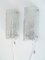 Mid-Century Ice Glass Wall Sconces from Kaiser Idell / Kaiser Leuchten, 1960s, Set of 2 1