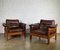 Brown Leather Club Armchairs by Niels Eilersen, Denmark, 1960s, Set of 2, Image 1