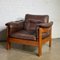 Brown Leather Club Armchairs by Niels Eilersen, Denmark, 1960s, Set of 2, Image 9