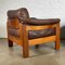Brown Leather Club Armchairs by Niels Eilersen, Denmark, 1960s, Set of 2, Image 8