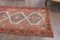 Vintage Turkish Brown Runner Rug 8