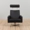 Mid-Century Danish Black Leather Recliner Lounge Chairs by Svend Skipper, 1980s, Set of 4 12