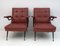 Mid-Century Modern Ecopelle Armchairs, Italy, 1960s, Set of 2 1