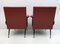 Italienische Mid-Century Modern Ecopelle Sessel, 1960er, 2er Set 7