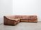 DS-46 Modular Leather Sofa from de Sede, Switzerland, 1970s, Set of 5 2
