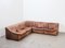DS-46 Modular Leather Sofa from de Sede, Switzerland, 1970s, Set of 5 3