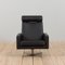 Mid-Century Danish Black Leather Recliner Lounge Chairs by Svend Skipper, 1980s, Set of 2 6