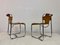 Italian Leather & Chrome Dining Chairs, 1960s, Set of 6 7