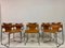 Chaises de Salle à Manger en Cuir et Chrome, Italie, 1960s, Set de 6 12