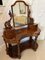 Fine Quality Antique Victorian Burr Walnut Dressing Table, 1850, Image 1