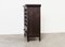 Spanish Brutalist Cabinet in Stained Pine, 1960s 8