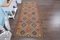 Vintage Turkish Handmade Wool Hallway Rug 3