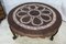 Antique Orient Wood Hand-Carved Indian Anglo Round Dining Table, 1890s 12