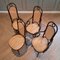 No. 207 Dining Chairs by Michael Thonet for Thonet, 1970s, Set of 4 4