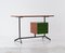 Vintage Italian Desk Table in Teak and Black Lacquered Iron, 1950s 12