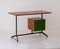 Vintage Italian Desk Table in Teak and Black Lacquered Iron, 1950s 8