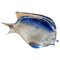 Modernist Blue Murano Glass Tropical Fish in the Style of Seguso, 1970s, Image 10