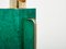 Emerald Green Goatskin & Brass Thermos Carafe by Aldo Tura, 1960 2