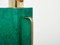 Emerald Green Goatskin & Brass Thermos Carafe by Aldo Tura, 1960, Image 2