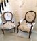 Victorian Carved Walnut Chairs, 1860, Set of 2 1