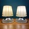 Vintage Murano Glass Night Table Lamps, Italy, 1980s, Set of 2 4